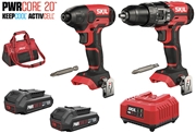 Immagine di KIT TRAPANO +AVV.IMP. +2BAT SKIL 3312EA RED LINE