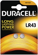 Immagine di PILE DURACELL PASTIGLIA LR43 PZ.2