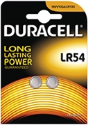 Immagine di PILE DURACELL PASTIGLIA LR54 PZ.2