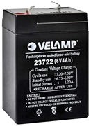 Immagine di BATTERIA PIOMBO RICAR.VELAMP 6V-4AH