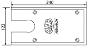 Immagine di PIASTRA MAB A PAVIMENTO AC530 INOX