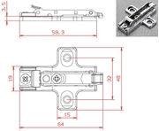 Immagine di BASE SALICE INNESTO RAPIDO BAR3R09