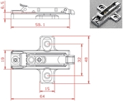 Immagine di BASE SALICE INNESTO RAPIDO BAR3R39