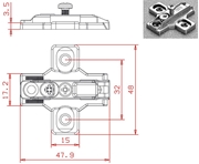 Immagine di BASE SALICE STANDARD B2R3E09 15