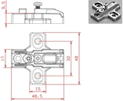 Immagine di BASE SALICE STANDARD B2R3E69 15