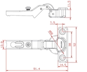 Immagine di CERNIERE SALICE MINI C6A7L99