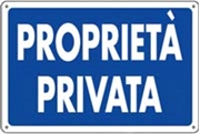 Immagine di CARTELLI PVC PROPRIETA' PRIVATA