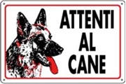 Immagine di CARTELLI ALLUMINIO ATTENTI AL CANE