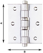 Immagine di CERNIERE INOX AMERICANE PESANTI ALDEGHI ART.130