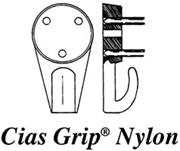 Immagine di GANCI GRIP NYLON 3 PUNTE ART.650