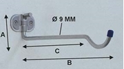 Immagine di GANCI DA PARETE APPENDIBICI ALDEGHI ART.4110