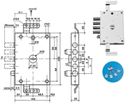 Immagine di SERRATURE POTENT BLINDATE DOPPIA MAPPA 1840/28