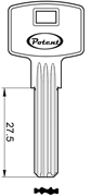 Immagine di CHIAVI PUNZONATE POTENT 2950PC.15.K