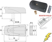 Immagine di SERRATURE CISA APPLICARE ELETTRIKA 1A721PB BOOSTER