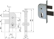 Immagine di SERRATURE CISA INFILARE ART.42422.30