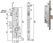 Immagine di SERRATURE CISA INFILARE ART.49250