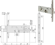 Immagine di SERRATURE CISA INFILARE ART.56357