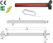 Immagine di MANIGLIONI CISA MOTORIZZATI E-FAST ART.59851