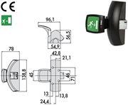 Immagine di MANIGLIONI CISA FAST PUSH-PAD ART.59061