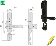 Immagine di ELETTROMANIGLIA CISA 07074.70 X MANIGL. INFILARE