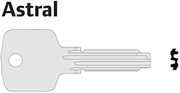 Immagine di CHIAVI PUNZONATE CISA ASTRAL 00620.01.0