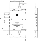 Immagine di SERRATURE CISA PORTE BLINDATE ART.56515.28.B