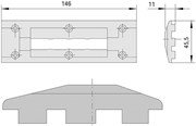 Immagine di CONTROPIASTRA CISA NYLON ART.06277.92