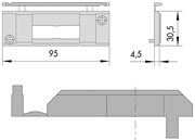 Immagine di CONTROPIASTRA CISA NYLON ART.06287.27