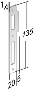 Immagine di CONTROPIASTRE BONAITI X PATENT PICCOLA ART.42 BQ