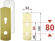 Immagine di PLACCHE DISEC KI2620A X SERRABLINDA MAN. + CIL.SAG