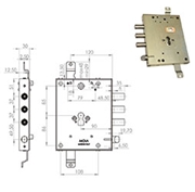 Immagine di SERRATURE MOIA RMGA664/373 QB