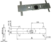 Immagine di SERRATURE MOIA A FASCIA PER PORTA 156B/C