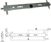 Immagine di SERRATURE MOIA A FASCIA PER BASCULANTE 156B 156BL