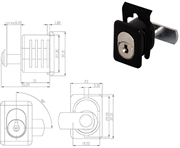 Immagine di SERRATURE PER MOBILI OMR 220315