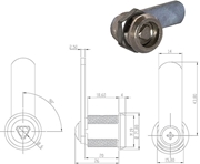 Immagine di SERRATURE PER MOBILI OMR 160010