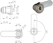 Immagine di SERRATURE PER MOBILI OMR 160410