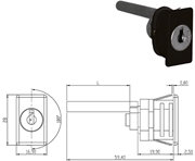 Immagine di SERRATURE PER MOBILI OMR 163395Q