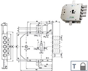 Immagine di SERRATURE MOTTURA PORTE BLINDATE 85555