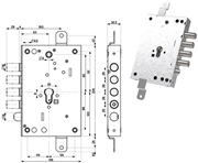 Immagine di SERRATURE MOTTURA PORTE BLINDATE 82571W8F0Q