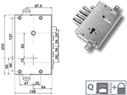 Immagine di SERRATURE MOTTURA PORTE BLINDATE 894515MA