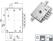 Immagine di SERRATURE MOTTURA PORTE BLINDATE 89371