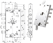 Immagine di SERRATURE MOTTURA PORTE BLINDATE 82595W700Q