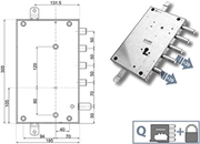 Immagine di SERRATURE MOTTURA PORTE BLINDATE 898461GR