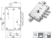 Immagine di SERRATURE MOTTURA PORTE BLINDATE 898571TO