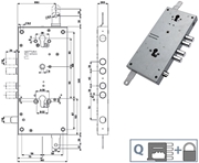 Immagine di SERRATURE MOTTURA PER PORTE TESIO 898T171W0Q