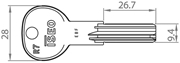 Immagine di CHIAVI PUNZONATE ISEO R7 020909H