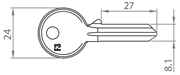 Immagine di CHIAVI NAZIONALI ISEO F3 F20259