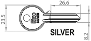 Immagine di CHIAVI NAZIONALI ISEO F3 SILVER 020260