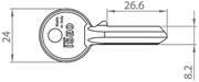 Immagine di CHIAVI NAZIONALI ISEO F5 UNIVERSAL 0202591