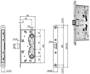 Immagine di SERRATURE MECCANICHE ANTIPANICO ISEO 214